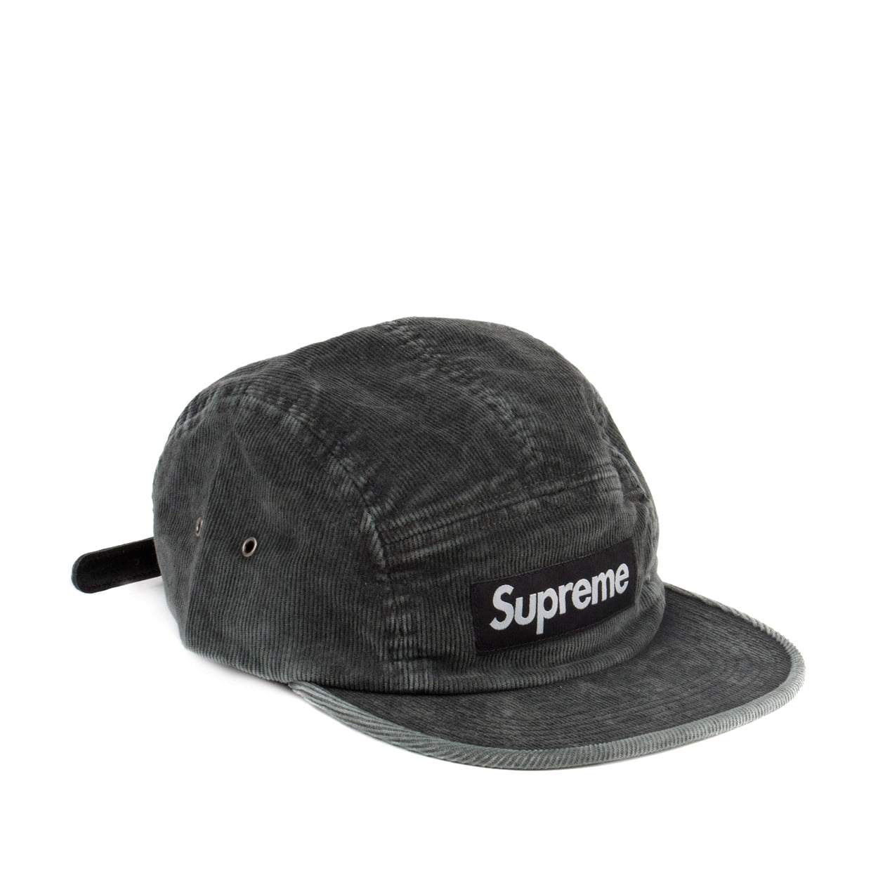 Supreme Corduroy Strap Back Camp Cap Black SS16H36 - Walmart.com