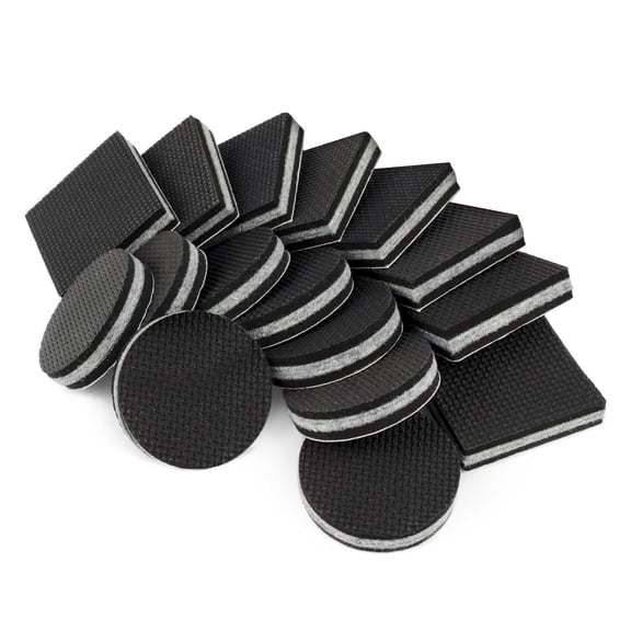 Non Slip Furniture Pads 16 pcs 2"  Premium Furniture Grippers Rubber Feet Hardwood Floor Protectors for Furniture Legs - Couch Stoppers - Keep Your Furniture in Place