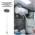 thumbnail image 4 of Ceiling Fan Duster with Extension Pole, 360 Degree Rotation Extra Long Round Duster Washable Cobweb Brush for Outdoor Indoor Cleaning, 4 of 7