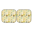 thumbnail image 3 of Uemuo Animal Tree Printed 2 PCS Car Windshield Sun Shade, Auto Sun Heat and UV Rays Blocker, Foldable Automotive Front Window Sunshade Protector, 3 of 7