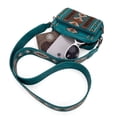 thumbnail image 3 of Wrangler Crossbody Bag for Women Boho Aztec Small Multi Pocket Crossover Purse, Turquoise, 3 of 7