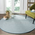 thumbnail image 2 of SAFAVIEH Montauk Terrence Geometric Diamond Cotton Area Rug, Ivory/Light Blue, 6' x 6' Square, 2 of 10
