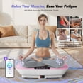 thumbnail image 3 of MERACH Vibrating Muscle Toner Exercise Machine 400lbs Capacity, Home Workout Equipment Vibration Plate with Resistance Bands, 3 of 8