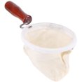 thumbnail image 1 of Filtro de café hecho a mano, bolsa de filtro de tela de franela reutilizable para café, calcetín de café con mango de madera (pequeño) Sincero Hogar, 1 of 8