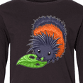 thumbnail image 4 of Inktastic Wooly Bear Caterpillar- Cute Baby Insect Long Sleeve Youth T-Shirt, 4 of 5