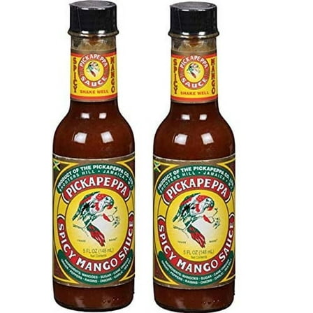 Pickapeppa Spicy Mango Sauce 5 oz (2 pack)