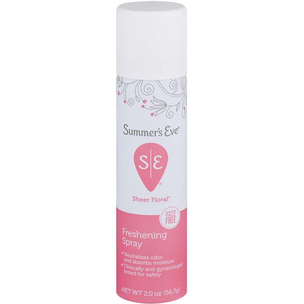 Summer's Eve Freshening Spray Deodorant, Sheer Floral 2 oz (Pack of 3
