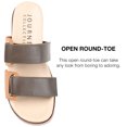 thumbnail image 4 of Journee Collection Womens Ashanti Slip On Slide Multi Strap Sandals, 4 of 6