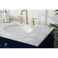 thumbnail image 4 of Elegant Decor Park Avenue 72" Metal MDF Marble Double Bathroom Vanity in Blue, 4 of 8