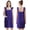Dark Purple, variant on Towel Wrap for Women - Ruffled Straps Absorbent & Quick Dry Towel Bathrobe, Lightweight for Shower and Spa