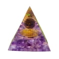 thumbnail image 1 of La Pirámide Orgonita 5 Cm Piedra Natural Cristales Piramidales Portátiles Generador Universal para Oficina en Casa Regalo Al Aire Libre, 1 of 8