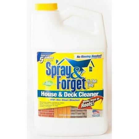 64 oz. House and Deck Cleaner, Outdoor Mold Remover, Concentrate (Best Mold Remover For Carpet)