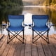 thumbnail image 2 of Sillas Plegables para Camping Pesca Playa y Exteriores de Lona Impermebale con Porta Vaso Ligera - Sillas para Exterior Ergonomica con Estructura de Acero y Funda Transportadora Set 4 Sillas, 2 of 7