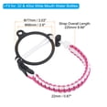 thumbnail image 2 of Uxcell Water Bottle Holder, Paracord Handle for 32oz to 40oz Bottles, Rose Red, White, 2 of 6