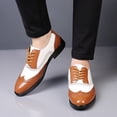 thumbnail image 2 of Zapatos de cuero para hombre de talla grande a juego con ropa formal Zapatos de hombre de negocios con cordones zapatos de cuero para hombre, 2 of 6