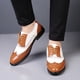 thumbnail image 2 of Zapatos de cuero para hombre de talla grande a juego con ropa formal Zapatos de hombre de negocios con cordones zapatos de cuero para hombre, 2 of 6