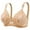 Beige, variant on Seamless Bras for Women Lift Adjustable Strap Bralettes No Underwires Thin Style Floral Lace Buttery Soft T-Shirt Bra Stylish for Sports Fitness Beige 36