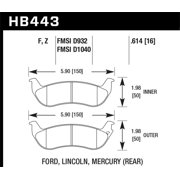 Hawk HPS Street Brake Pads Fits select: 2010-2011 FORD RANGER, 2003-2011 MERCURY GRAND MARQUIS
