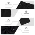 thumbnail image 6 of GrmtClth Men Linen Sets Outfits 2026 Summer Hoodie Clothes Workout Long Pants Button Down Long Sleeve Dressy 2 Piece Sets Black 2XL, 6 of 6