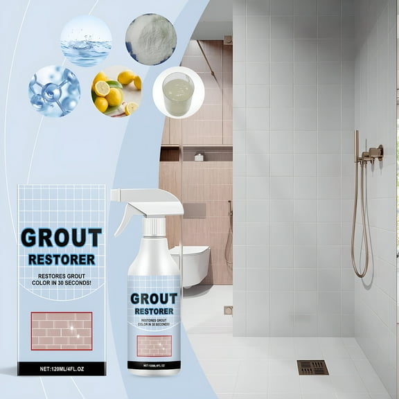 RAGUPEL 120ml Grout Cleaner Restorer Heavy Duty Tile Joint Whitener Removes Molds Mildews Stains Waterproof Sealant For Bathroom Kitchen