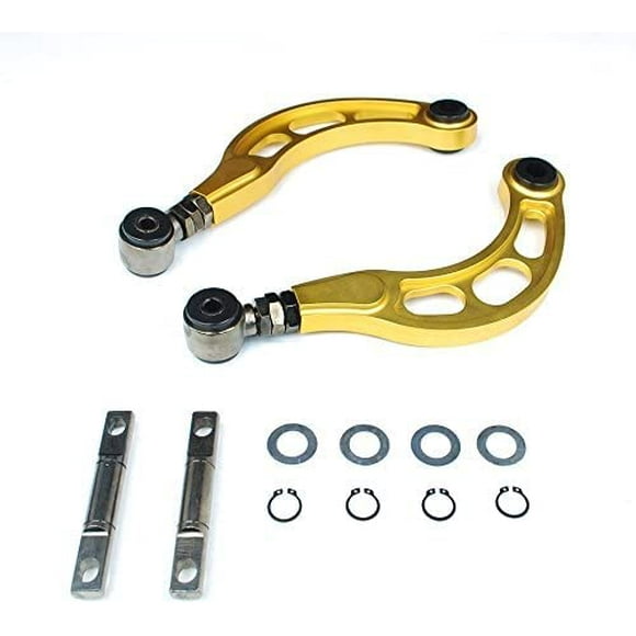 Godspeed AK-043-GOLD-A Adjustable Rear Camber Arm, Gold, Set of 2, compatible with Honda Civic 2006-15