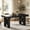 Black, variant on Fnova 63'' Farmhouse Dining Table for 4-6 People, Rectangular Dinner Table with Sturdy X-Shaped Base, for Dining Room, Living Room, Kitchen & Home Office