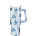 thumbnail image 2 of Sea turtle Tumbler 40 Oz Gifts For Women Men with Lid and Straw Sea turtle Stainless Steel Cup Insulated Travel Coffee Mug Office, 2 of 6