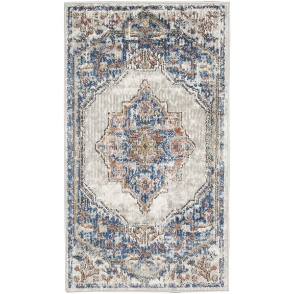 Nourison Concerto Traditional Persian Blue/Grey Area Rug