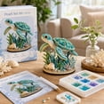 thumbnail image 5 of Ocean Turtle Craft Kit for Adults, Featuring Premium Bead & Board Diy Art Set, Vibrant Bead Animal Making Kit for Home Decor & Beach-Themed Wall Hanging, Unique Gifts for Women, 5 of 5