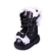 thumbnail image 3 of Botas de invierno a escala 1:4, elegantes disfraces femeninos, zapatos para colección, flexibilidad. negro, 3 of 9