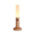 thumbnail image 1 of Smart Motion Sensor Night Light Solid Wood Table Lamp Wall Lamp Rechargeable LED Ambient Light Indoor Body Sensor Light Warm White Light with Wall Mount Bracket, 1 of 8