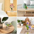 thumbnail image 4 of Florero de acrílico transparente con forma de marco de fotos, soporte para arreglos florales como florero único para decoración de habitaciones, 4 of 5