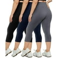 thumbnail image 6 of ZENFLEX 3 Pack Plus Size Leggings for Women-High Waist Stretchy Soft Pants for Workout Running Yoga, 6 of 6