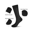 thumbnail image 5 of Deago 2 Pairs Mens Ultra Thin Sheer Dress Socks Soft Nylon Mid Calf Silky Transparent Summer Cool Business Socks Work Trouser Sox, 5 of 7
