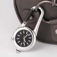 thumbnail image 4 of Reloj digital con mosquetón Reloj de cuarzo con clip Mosquetón multifuncional FOB Mini reloj con clip Reloj de cuarzo unisex Reloj con mosquetón con luz para médicos enfermeras, 4 of 5