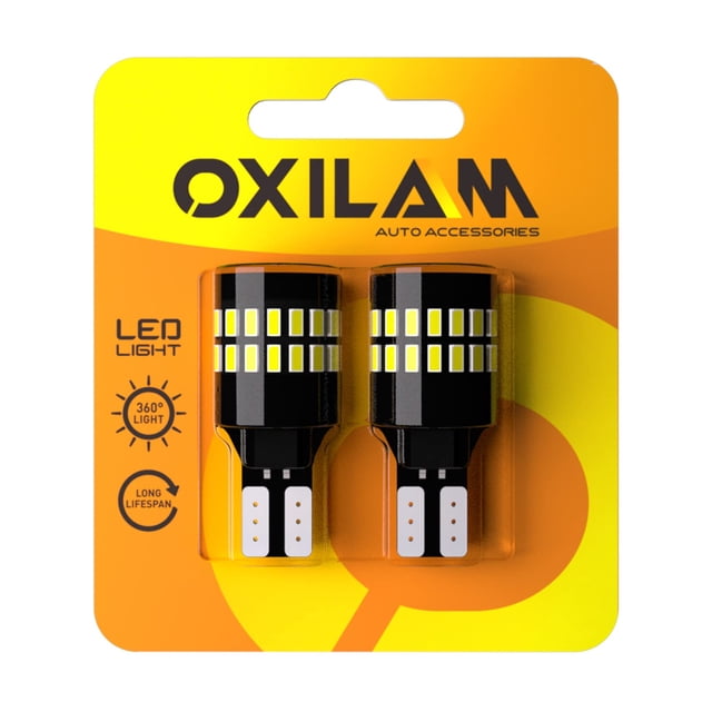 Bombilla LED OXILAM 912 921 de marcha atrás, 6000 K, color blanco (paquete de 2)
