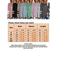 thumbnail image 2 of Calzi Women Kaftan Loose Blouse Shirts Summer Long Sleeve Thin Baggy Round Neck Pullover Tops Winter Basic Tee For Women Lounge Shirt Size S-3XL, 2 of 5