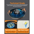 thumbnail image 4 of Lámpara LED UFO High Bay, ONLYLUX, 150 W, 5000 K, 22500 LM, paquete de 12, 4 of 6