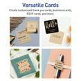thumbnail image 3 of Avery Printable Square Cards, 3" x 3", Kraft Brown, 60ct, 3 of 8