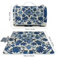 thumbnail image 2 of WYYP Fine Foliage Lace Square Outdoor Picnic Mat for Camping, Park, Beach, Grass 58.3x58.3in, 2 of 6