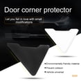 thumbnail image 4 of 2 uds., cubierta de esquina de borde de puerta de coche, Protector de parachoques Universal para coche, Protector antiarañazos, accesorios Herramientas de reparación de automóviles Blanco Blanco Scienceny VI0655-02B, 4 of 6