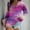 Purple#7, variant on LEAVINGSUO Womens Shirts under $5,Women's Fashion Loose Long Sleeve Blouse V-Neck Casual Pullover Tops Blouses Pink S