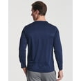 thumbnail image 3 of Real Essentials 3 & 5 Pack: Men's Mesh Quick Dry Athletic Long Sleeve T-Shirt UPF SPF UV Sun (Available In Big & Tall), 3 of 6