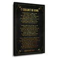 thumbnail image 1 of It Couldn't Be Done Poem Wall Decor Edgar Albert Guest Quote Wall Art Poetry Posters And Prints Picture Decorations for Living Room Printed Canvas Framed 12×18 in, 1 of 5