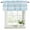 Blue, variant on Gradient Aqua Blue Curtain Valances for Windows, Kitchen Valance Window Treatments Panel 2 Pack, Modern Rustic Minimalist Pastel Solid Rod Pocket Short Curtains for Bathroom Bedroom 54 x 18 Inch