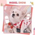 thumbnail image 6 of SUCS Small Dog Shirt Cute Puppy Cat Shirt Clothes Soft Cotton Sleeveless Shirts for Small Dogs Cats Summer Doggy Vest Tee Shirt Chihuahua Yorkie Shih Tzu Pet Apparels, 6 of 9