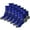 Blue, variant on B&Q 12 Pairs Mens Mid Cut Ankle Quarter Crew Athletic Breathable Sport Cotton Socks 6-12