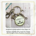 thumbnail image 4 of Nevertheless She Persisted Graduate Gutsy Goodness Bronze Keychain Graduation Tassel Charm Heart Arrow, 4 of 8