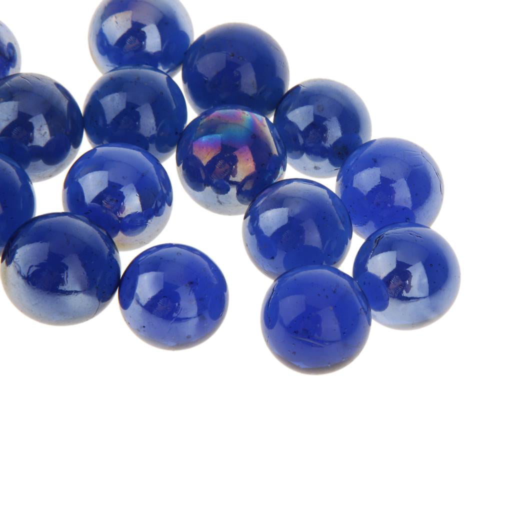 20Pcs Glass Marbles Balls Replacement for Party Games Decors Jewelry Making 