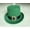 Green Top Hat with Black Belt, variant on PMU St. Patrick's Day Headwear Decorations and Party Supplies St. Pat's Cap - Irish Costume, Party Accessory (1/pkg) Pkg/1
